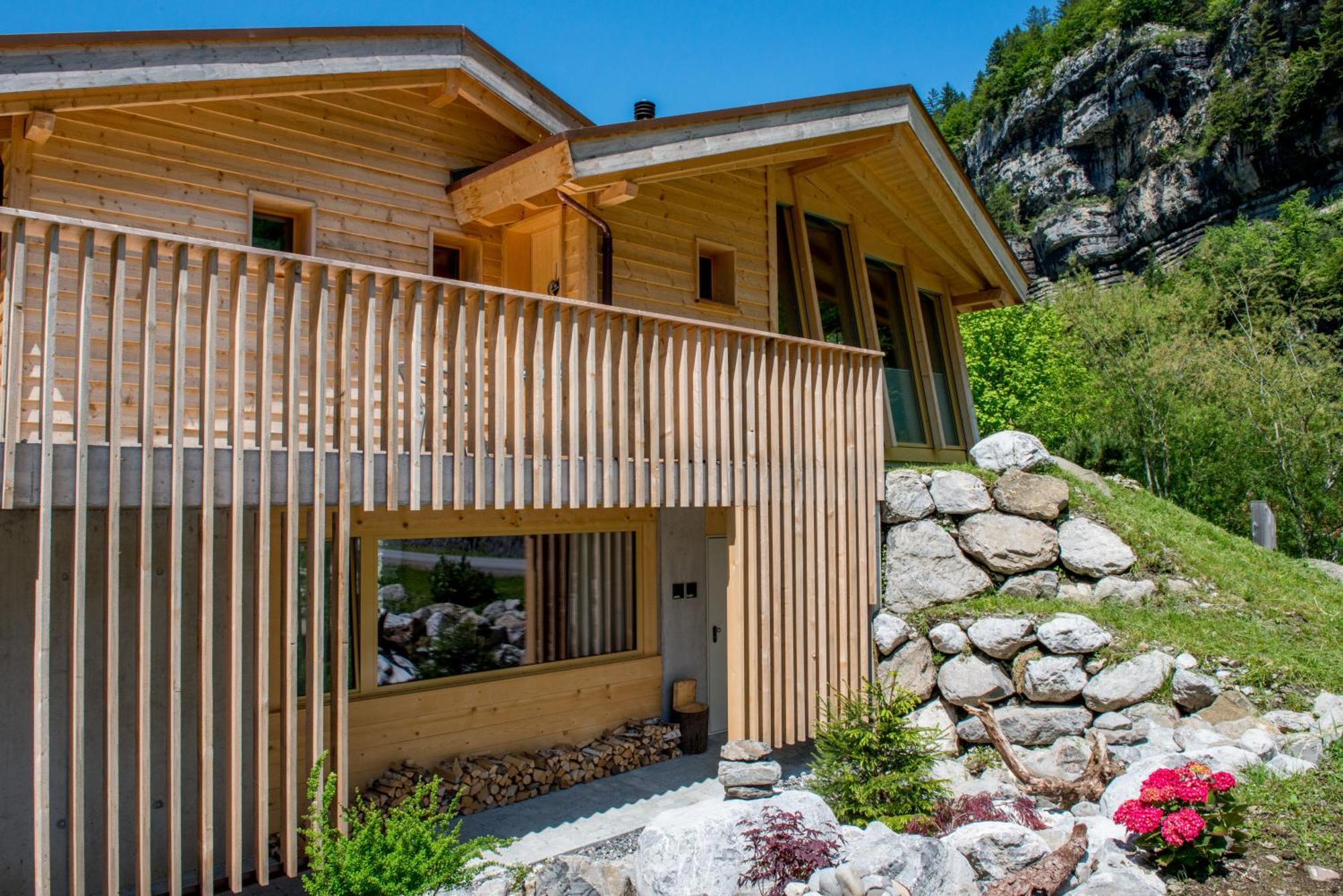 Huettenhotel Husky Lodge Muotathal Exterior foto